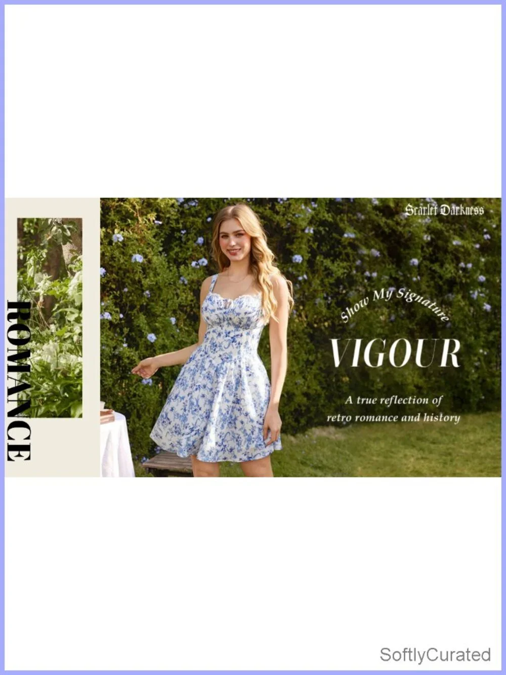 Floral Corset Mini Sundress with Adjustable Straps, Pockets, Lined, Smocked Back